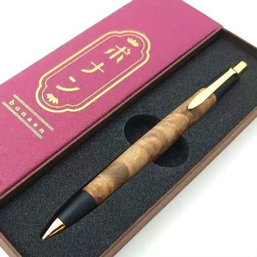 【新品同等品】ボナンペン シャープペンシル（マーブルウッド／真鍮金具） 同等ボナンペン シャープペンシル(マーブルウッド/真鍮金具)